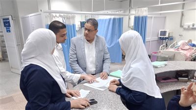 وكيل صحة المنوفية يوجه بخطة علاجية دقيقة لمصابي حادث الإقليمي.. صور