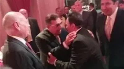 وزير الشباب ومحافظ القاهرة يشاركان محمد فؤاد فرحة زفاف ابنته بسملة