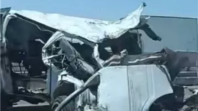 التحريات الأولية تكشف تفاصيل حادث تصادم ميكروباصين على الطريق الإقليمي بالجيزة