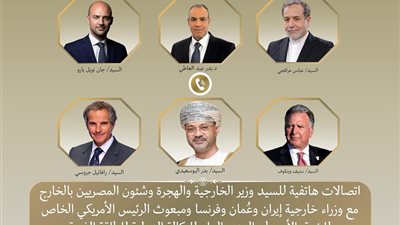 وزير الخارجية يبحث مع مسؤولين دوليين تطورات مفاوضات وقف إطلاق النار بغزة