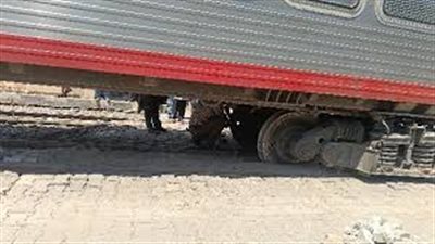  دون إصابات.. خروج قطار عن مساره بمحطة عرب الرمل في المنوفية