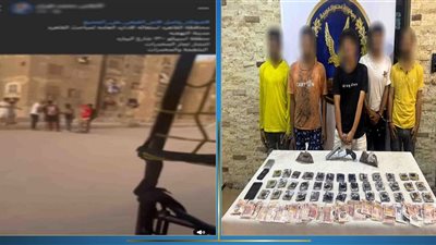  فيديو يقود لضبط 5 تجار مخدرات بالسلام.. بحوزتهم كميات من الاستروكس وسلاح ناري