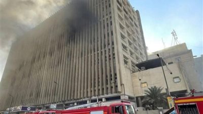 اشتعال النيران مجددًا في سنترال رمسيس