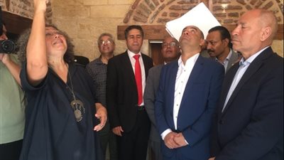 وزير السياحة يفتتح مشروع ترميم قبة الأمير صفي الدين جوهر