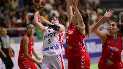 مصر تهزم تونس وتتوج بلقب البطولة العربية لسيدات كرة السلة