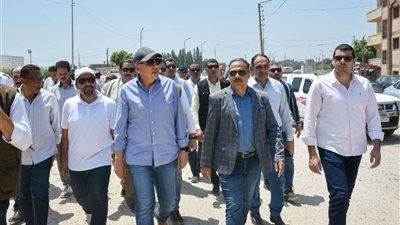 وزير الموارد المائية والري ومحافظ الشرقية يتابعان حالة المنظومة المائية