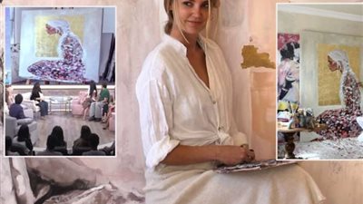 بعد أزمة حقوق الملكية.. الرسامة الألمانية ترحب باعتذار مها الصغير