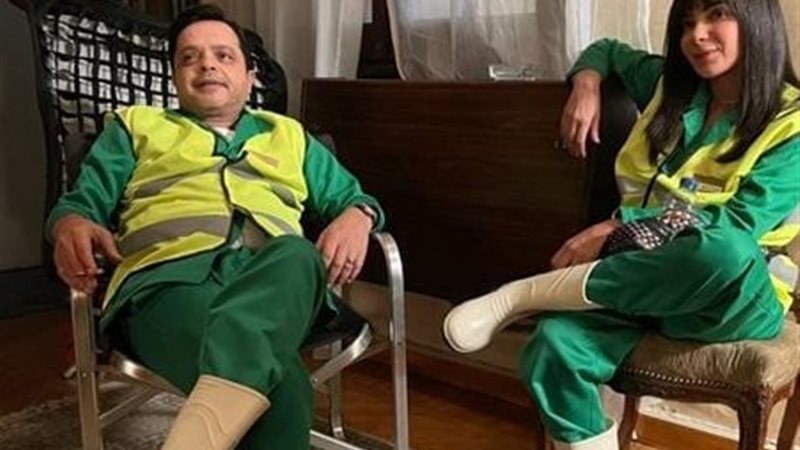 محمد هنيدي ومنى زكي