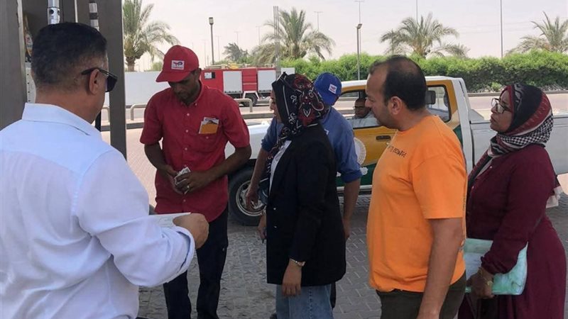 جولة مسئولوا التموين