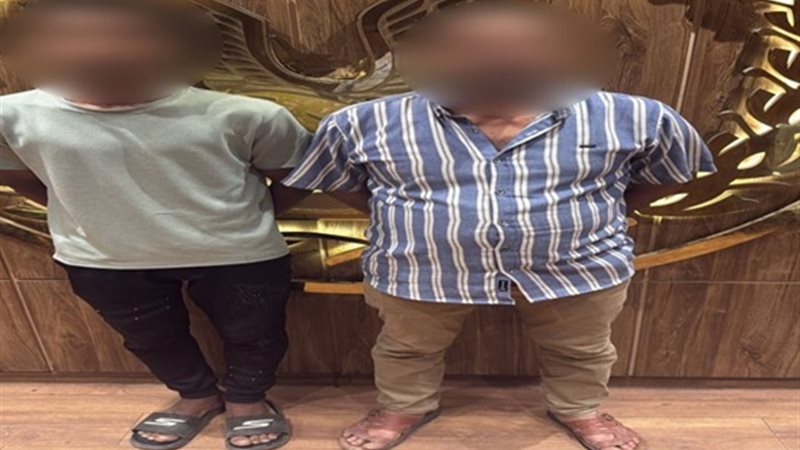 المتهمين والمضبوطات