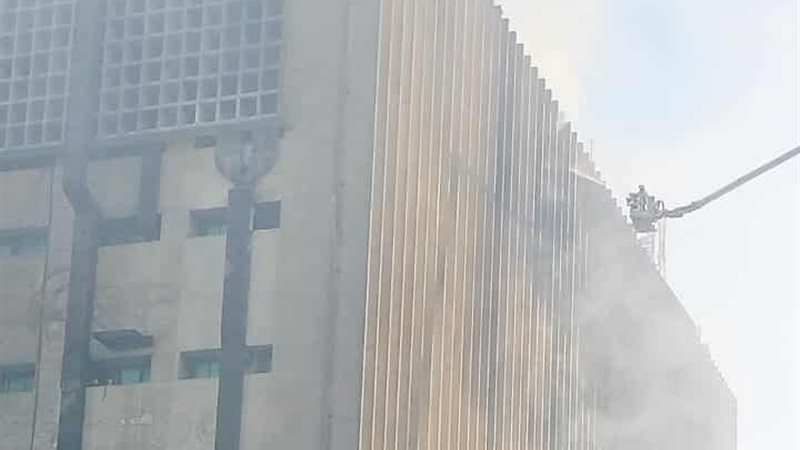 حريق سنترال رمسيس