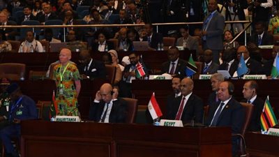 الرئيس السيسي يبحث مع الرئيس الغاني سبل تعزيز العلاقات بين البلدين
