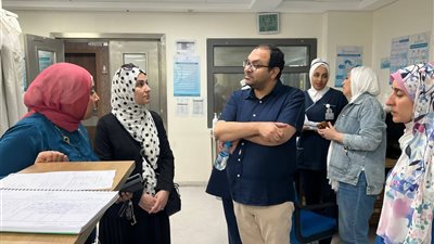 جولة تفقديه لفريق الإشراف بمستشفى فايد التخصصي بالإسماعيلية 