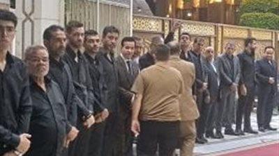 وداع محمد عواد.. بدء العزاء بمسجد الحامدية الشاذلية