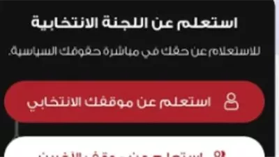 دليلك الانتخابي.. اعرف مقر لجنتك من موقع الهيئة الوطنية للانتخابات