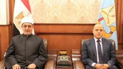 محافظ كفر الشيخ يبحث مع مفتي الجمهورية خطوات إنشاء فرع لدار الإفتاء بالمحافظة