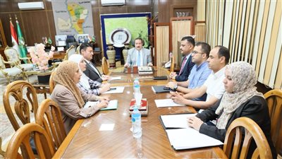 محافظ المنوفية  يناقش نسب تنفيذ مشروعات الخطة الاستثمارية ومشروعات هيئة الأبنية التعليمية  