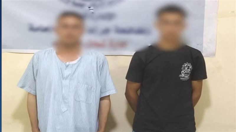 المتهمين والمضبوطات