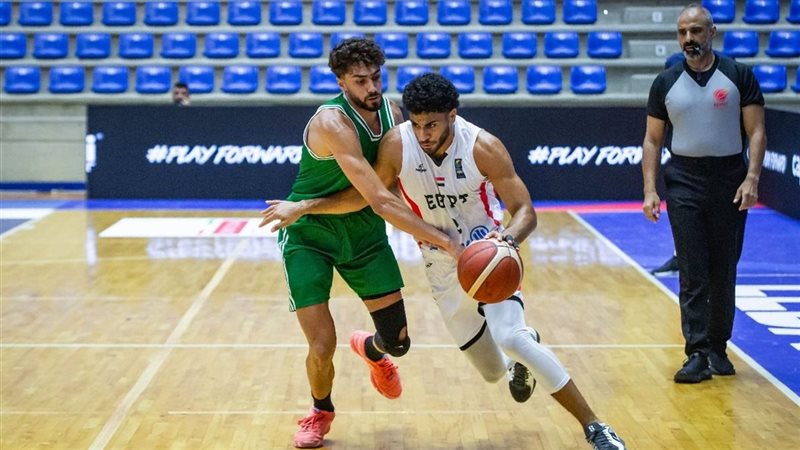 من مباراة منتخب السلة