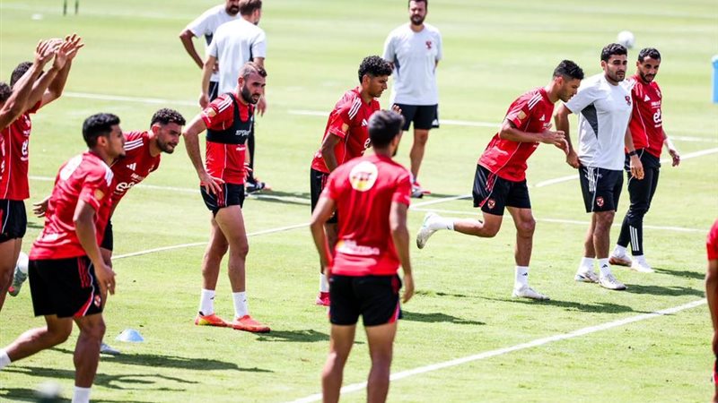 من تدريبات الأهلي