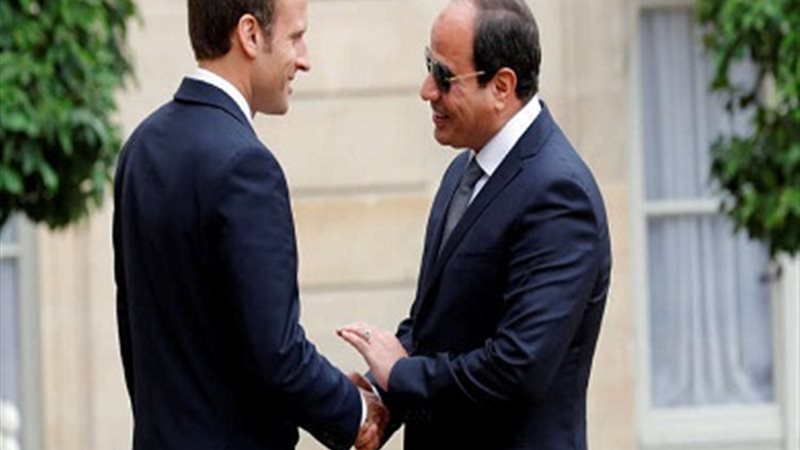 الرئيس السيسي والفرنسي