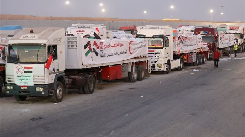 المساعدات المصرية