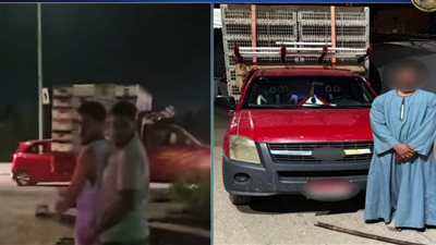 الداخلية تضبط قائد سيارة اعتدى على مواطن بعصا خشبية  في الفيوم