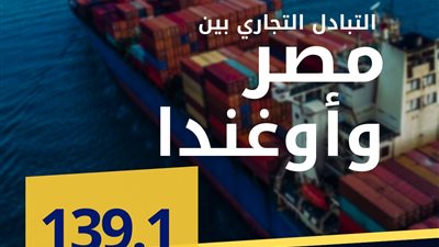 139.1 مليون دولار حجم التبادل التجاري بين مصر وأوغندا في 2024