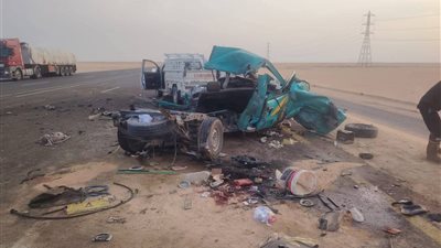 مصرع وإصابة 15 شخص في حادث مروري بالوادي الجديد 