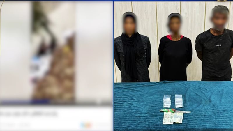 المتهمين والمضبوطات