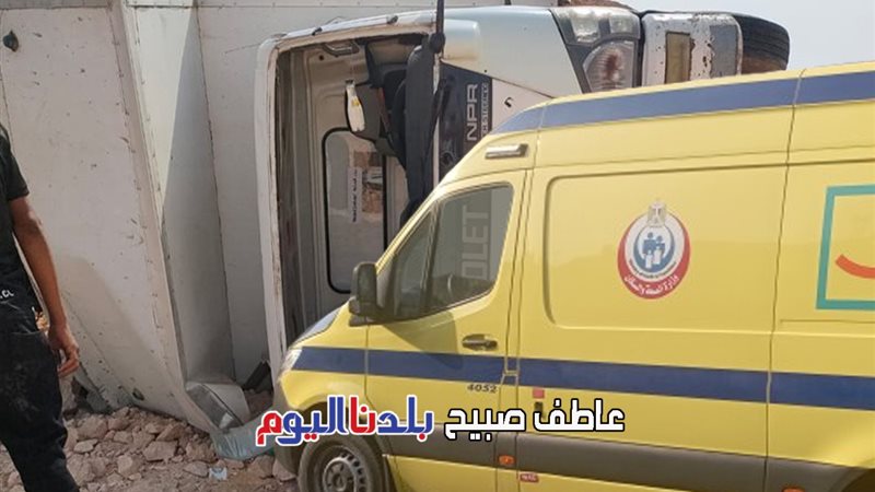 حادث انقلاب سيارة