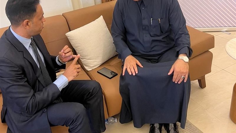النائب فايز حرب والصحفي
