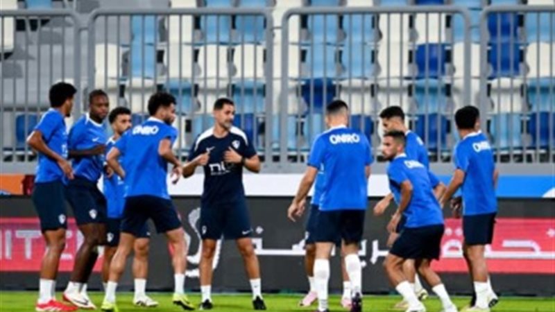 مران الزمالك.. تدريبات بدنية قوية للاعبين استعدادًا لمواجهة المقاولون العرب