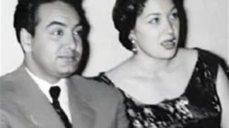 هدى سلطان ومحمد فوزى