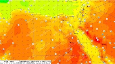 استقرار نسبي.. الأرصاد تكشف درجات الحرارة في المدن اليوم الثلاثاء 9/9/2025