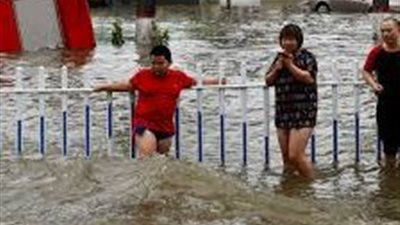  مقتل 8 أشخاص و4 مفقودين بسبب فيضانات تجتاح الصين