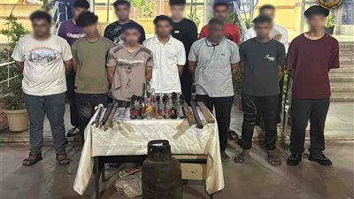 القصة الكاملة لضبط 12 متهمًا في مشاجرة بالأسلحة البيضاء بالشروق