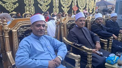 وكيل وزارة الأوقاف بكفر الشيخ ومدير الدعوة يقدمان واجب العزاء في والد محمد الشناوي