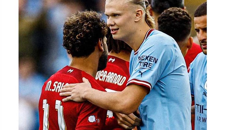 محمد صلاح و هالاند