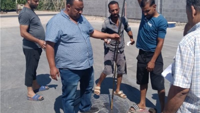 ضبط محطة وقود