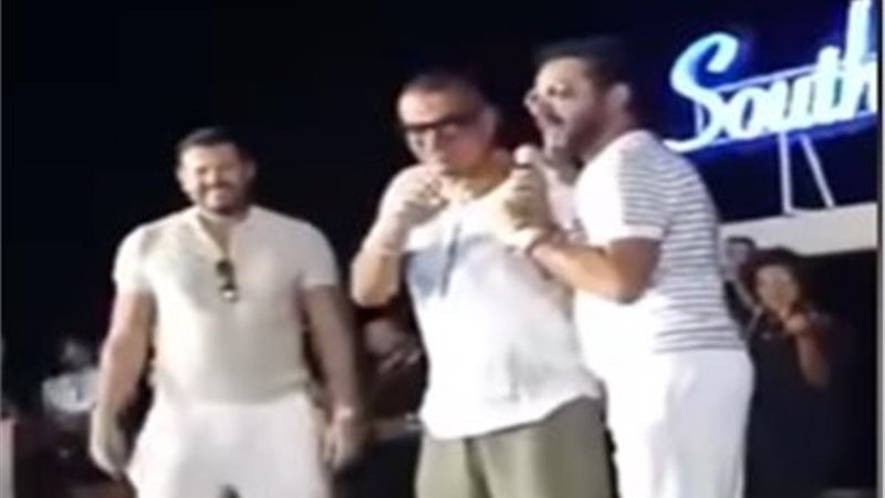 عمرو دياب وأحمد حلمي