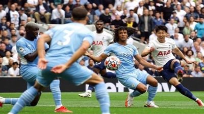 الدوري الإنجليزي.. توتنهام يتقدم على مانشستر سيتي بثنائية في الشوط الأول