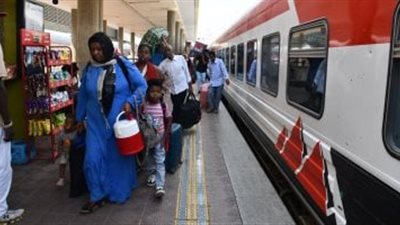 القطار الثامن للسودانيين من القاهرة لأسوان ضمن مبادرة العودة الطوعية