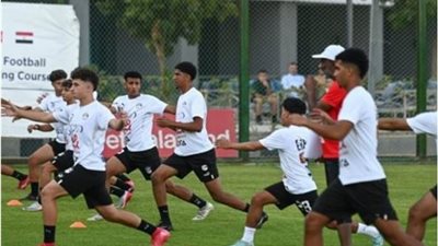 منتخب الناشئين يختتم استعدادته اليوم لمواجهة عمان بكأس الخليج