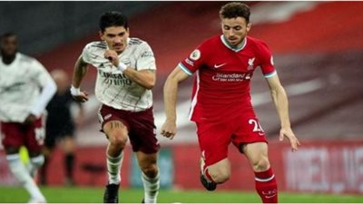 التعادل السلبي يحسم الشوط الأول بين ليفربول وأرسنال في الدوري الإنجليزي