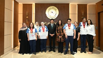 وزيرا الرياضة والتضامن يكرمان أبطال الأولمبياد الخاص بعد تألقهم ببطولة الفروسية الإقليمية بالإمارات