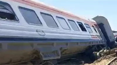 حادث قطار مطروح.. ارتفاع حصيلة الضحايا إلى 3 حالات وفاة و55 مصابا