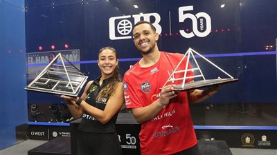 وزير الرياضة يهنئ أبطال مصر بعد تألقهم في بطولة الإسكواش المفتوحة