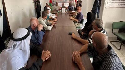 مخاتير فلسطين يشيدون بدور مصر والرئيس السيسي في دعم القضية الفلسطينية ورفع المعاناة عن غزة