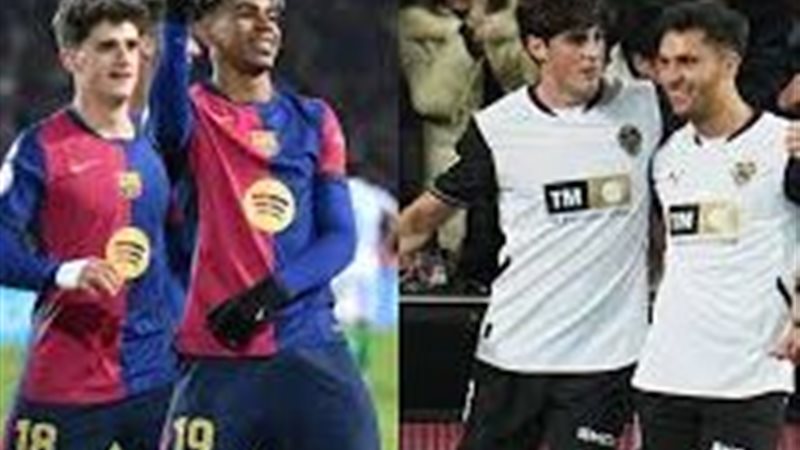 برشلونة و فالنسيا